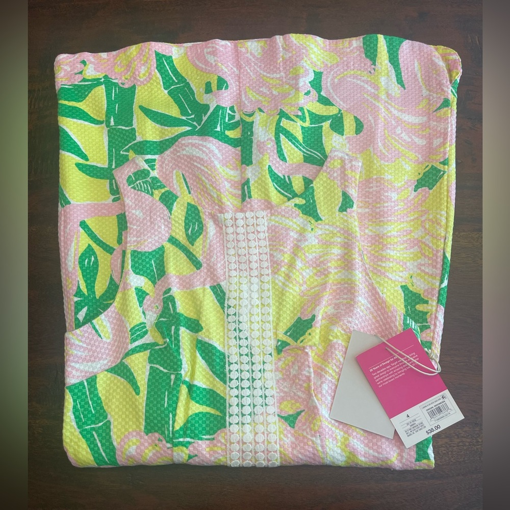 Lilly Pulitzer Sheath Dress Size 4 Fan Dance - Picture 2 of 4